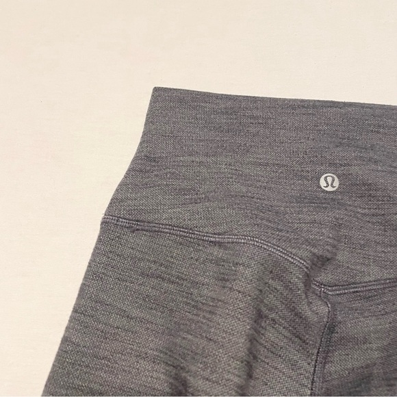 Lululemon Align Pant II Heathered Herringbone Heathered Black White Size 4 - Picture 13 of 16